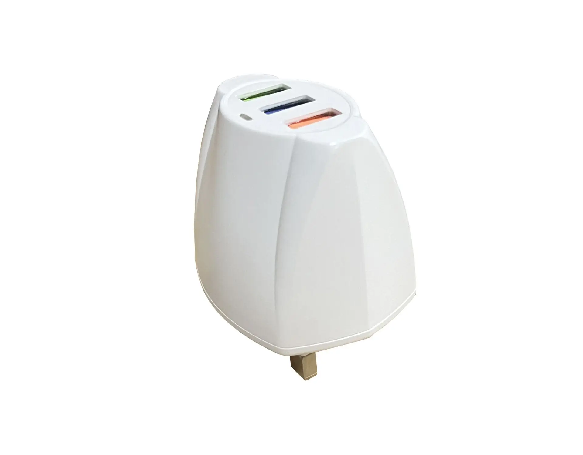 3 ports usb phone charger 5v 2.1a uk plug mobile phone charger travel power adapter