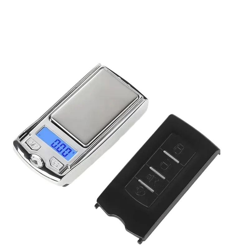 Key Case Shape Pocket Gram Weight Easy Digital ABS Material High Jewelry Scale