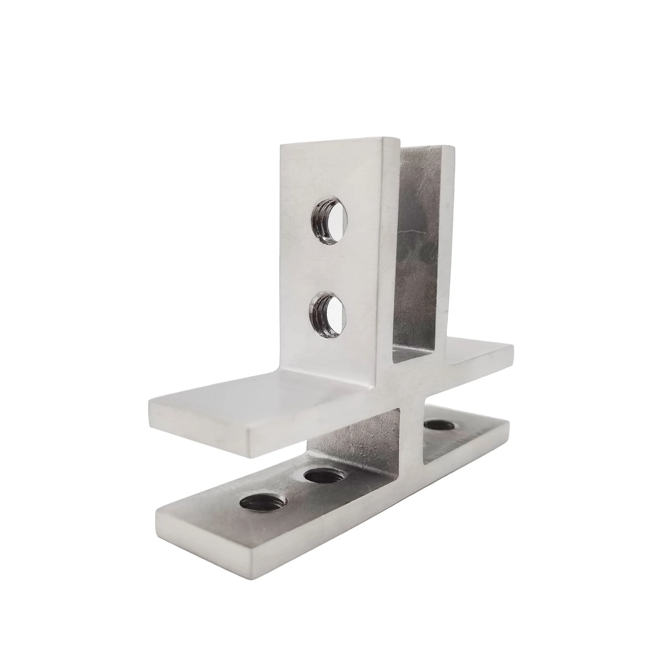 Glass hardware 3 way ss 2205 glass holder 8-12 mm glass clamp