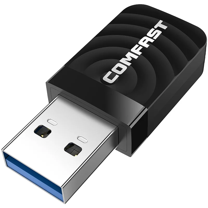Comfast Mini Dual Band Wireless Adapter AC 1300Mbps USB WiFi Dongle 2.4G And 5G Network Card for PC Desktop Laptop Tablet