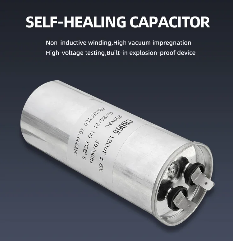 low price jigh quality AC motor starting aluminum electrolytic capacitor with Bakelite case  Capacitor air conditioning parts