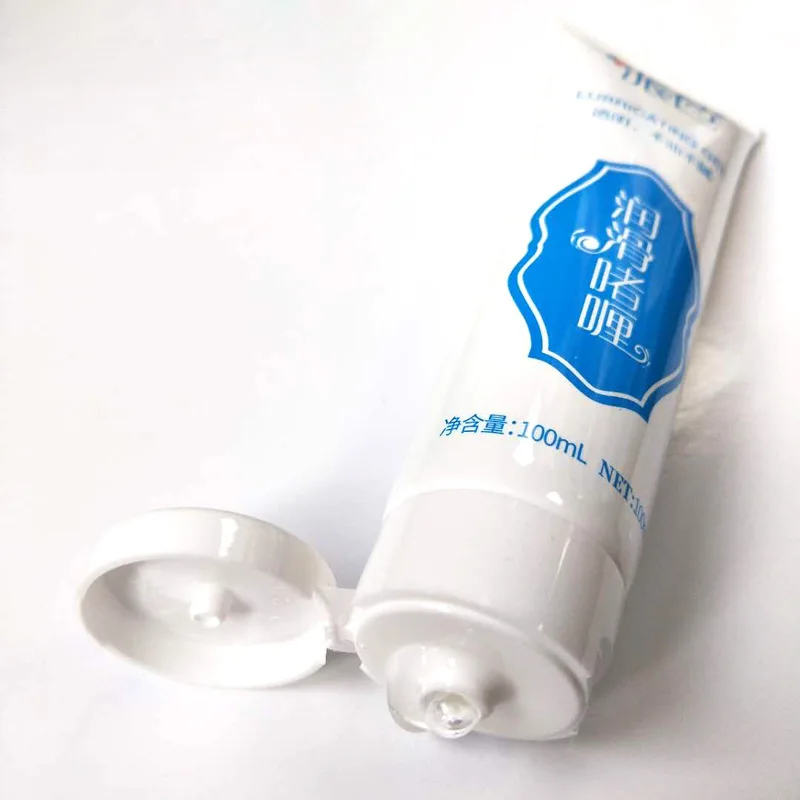 Lubricant for anal sex made of silicone