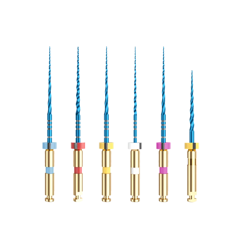 Dental Material Blue Heat Activated Flexible Super Files NITI Rotary Universal Root Canal Dentist Tips Endodontic Files