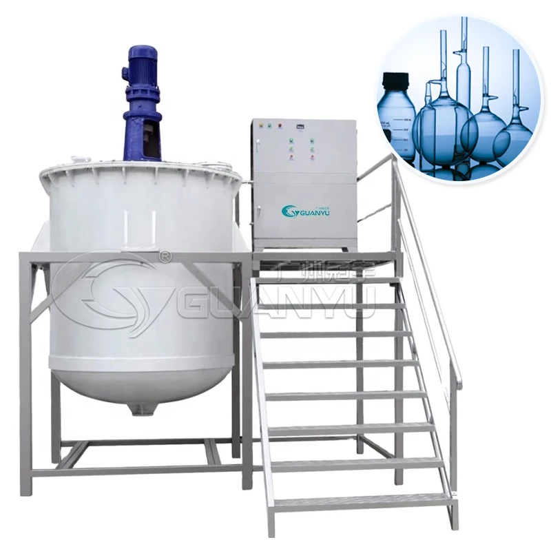 GY Polypropylene Tank Anticorrosive Mixer Tank PP And PVC Corrosion Resistant Mixing Equipment For Detergent Making Machine