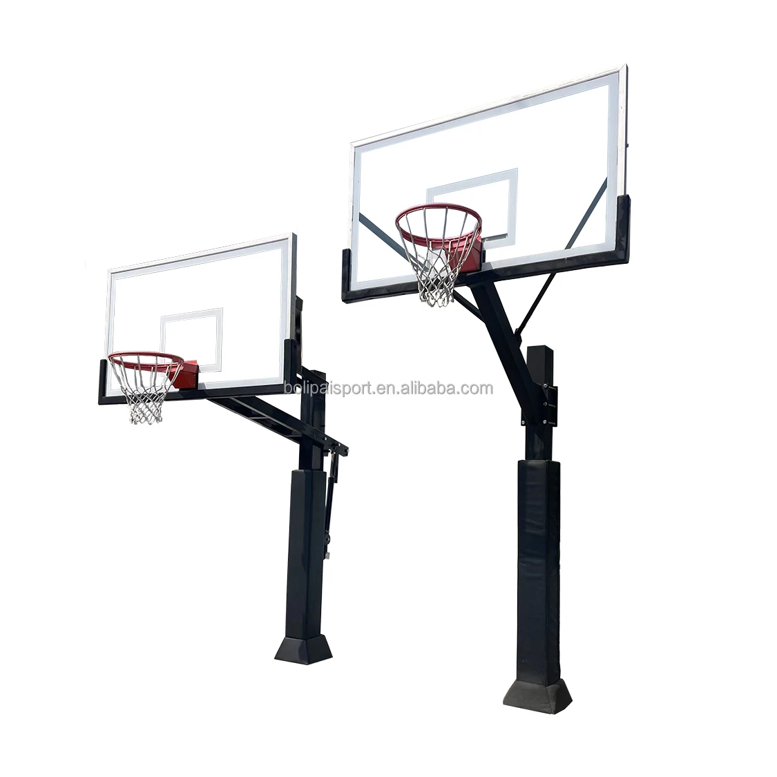 Professional InGround basketball hoop outdoor basketball hoop stands with backboard