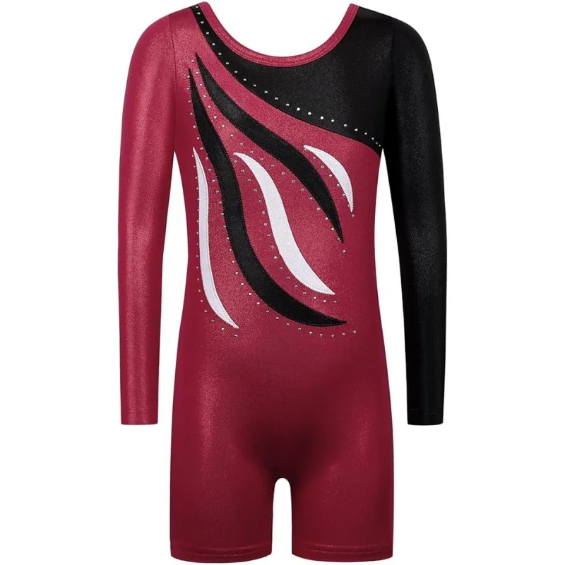 Manufacturer Custom Sublimation Print Competition Clothing Rhythmic Gymnastics Leotards Girls
