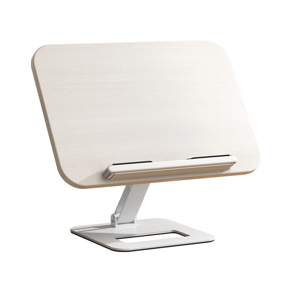 YD-16M Universal Wood Book Stand for Cookbooks Reading Sheet Music Tablet Portable and Foldable Adjustable