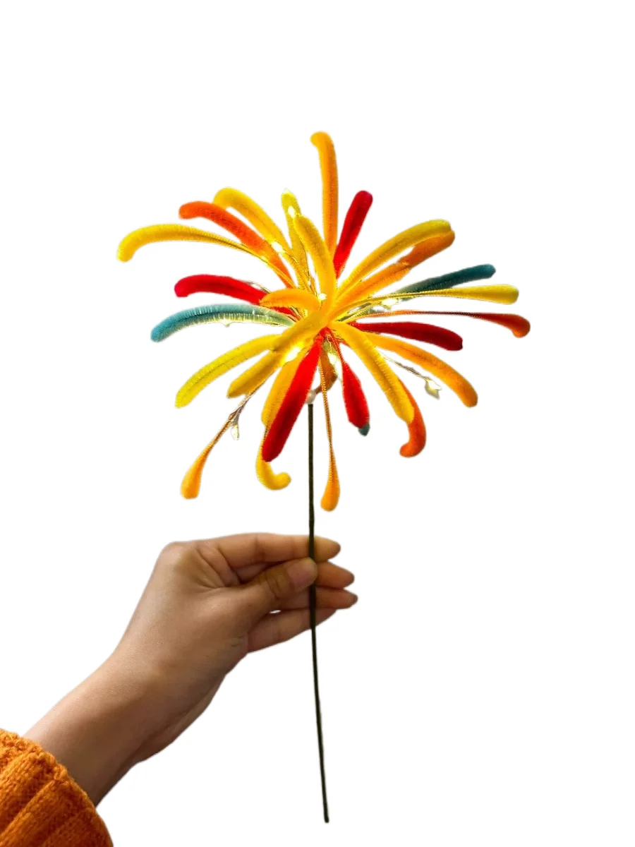 2408 wokada New Year simulation Twister stick fireworks handmade diy material bag homemade Dragon pendant gift for