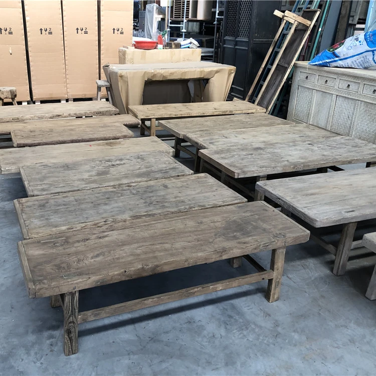 Chinese recycled wood antique wine table living room furniture  antique reclaimed furniture wine table