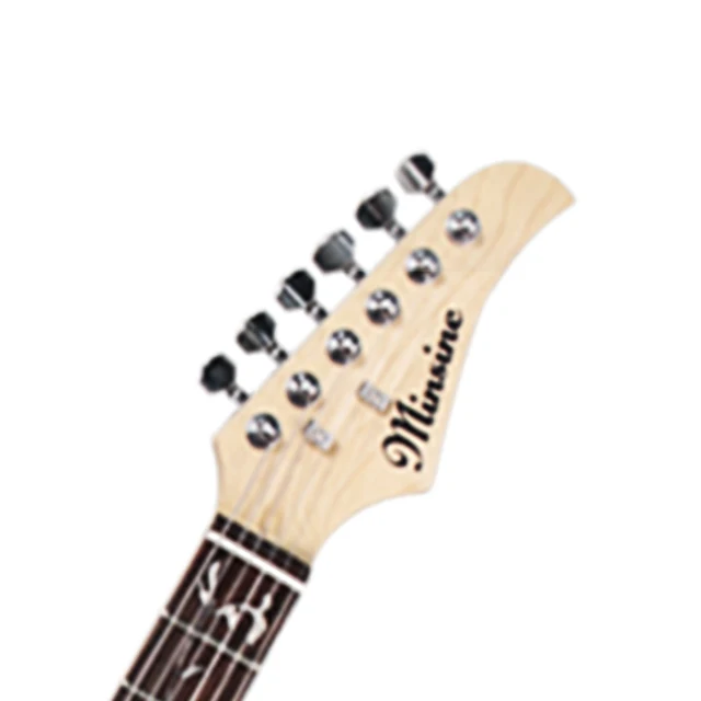 Профессиональный музыкальный инструмент Minsine, фабрика oem, цветная дорожная мини Детская электрогитара guit