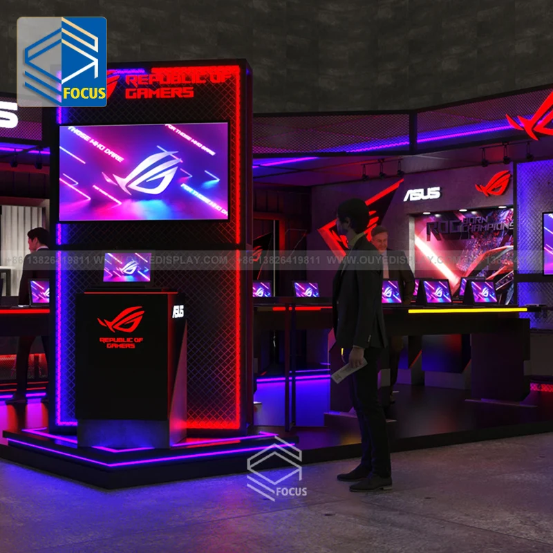 Tradeshow Custom Rectangle Trade Show Booth Design Light Box Exhibition Booth Expo Booth
