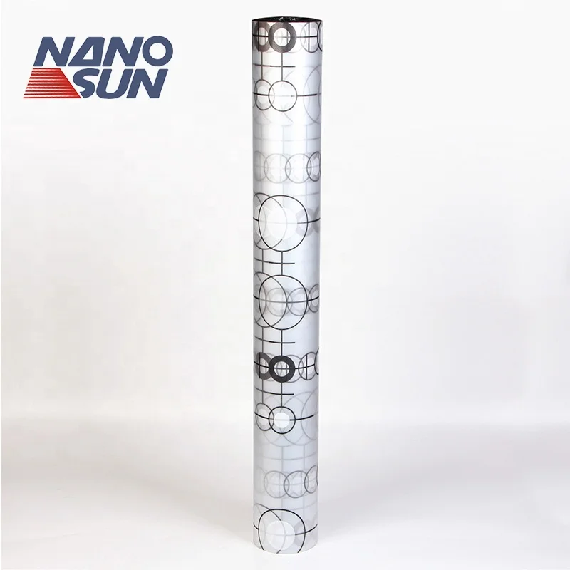 High Production Anti Scratch Glass Privacy Film Roll Of Frosted Pattern Window Film