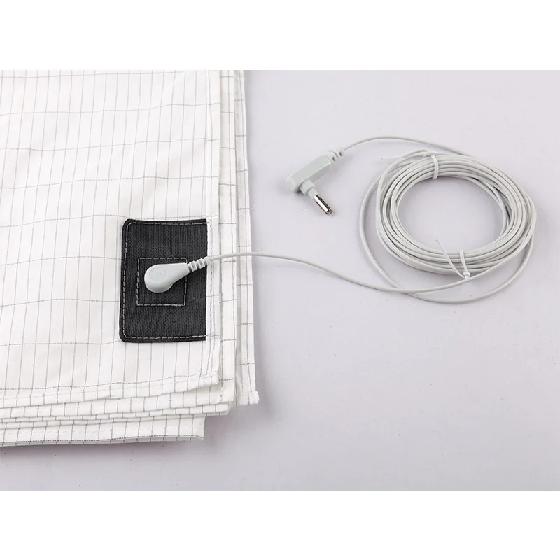 Factory Supplying earthing bed sheets 5% Silver Bed Mat With Cord Grounded Improving sleep Grounding Bed Sheet
