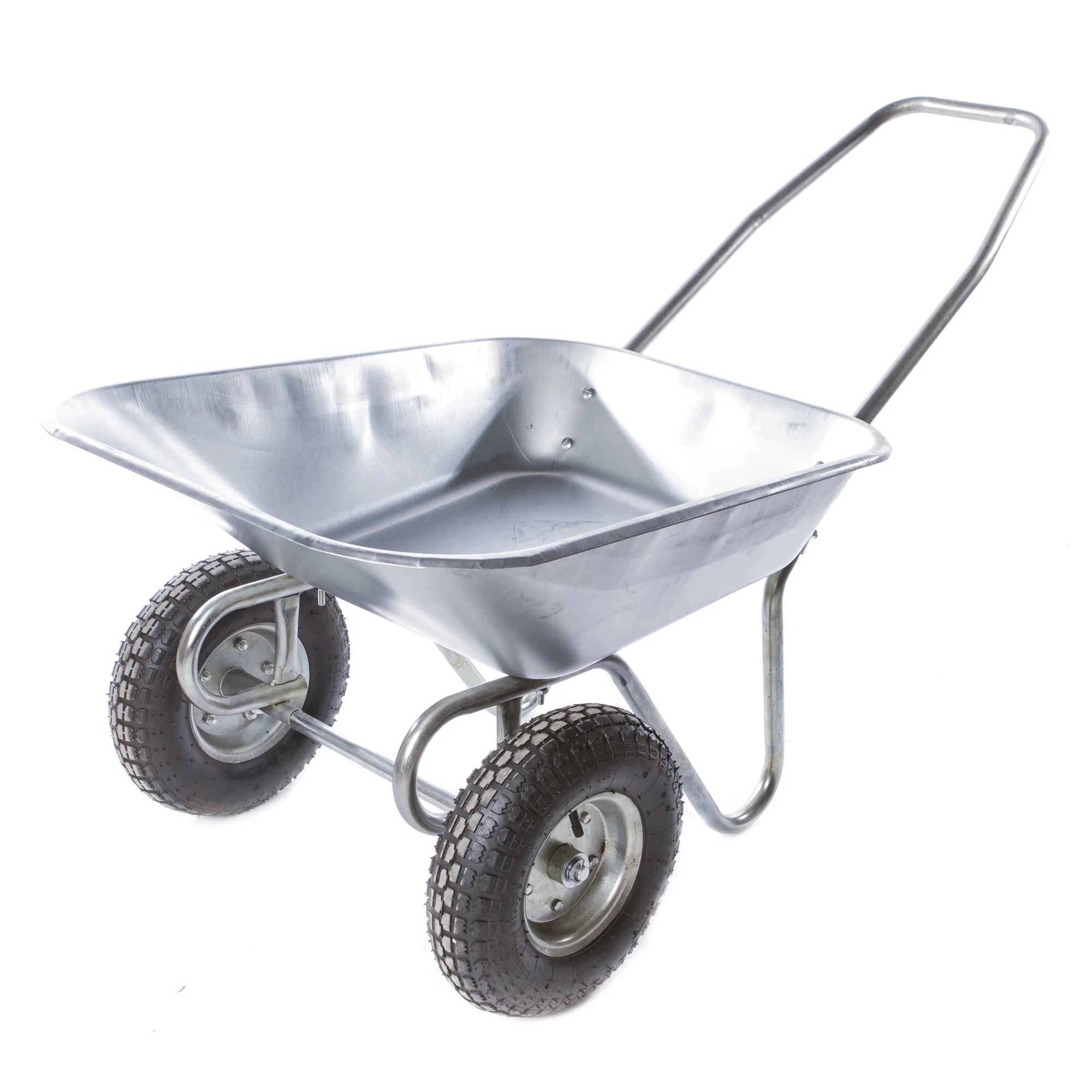 Galvanized two wheel wheelbarrow WB6211