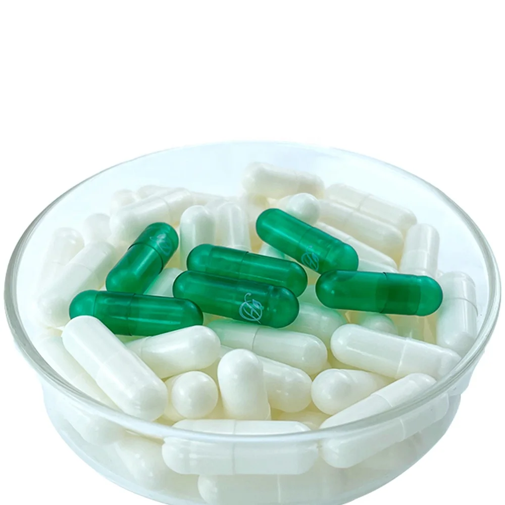 Size 00 Empty Gelatin hard Capsules Black Red