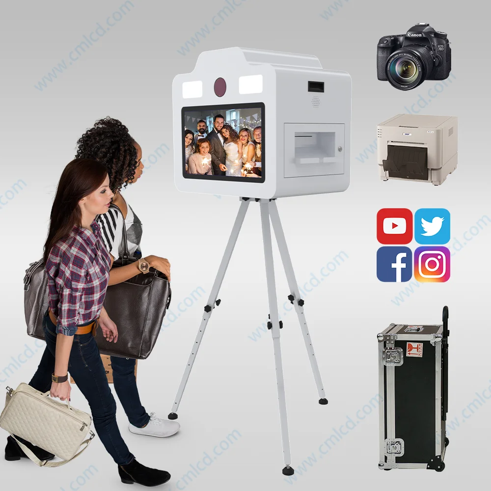 Classic Vintage Photo Booth for Small Weddings: High-Quality Design with Tripod Stand for Memorable Celebrations - Rent or Buy