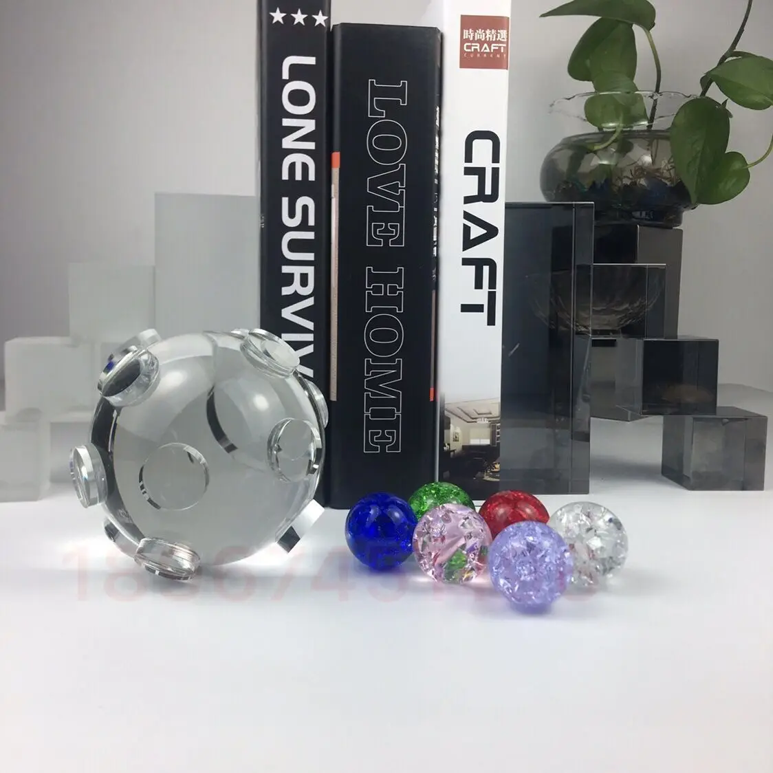 Unique Design Best Sell Crystal ice cleft ball Crystal explosion ball Crystal crack ball on sell