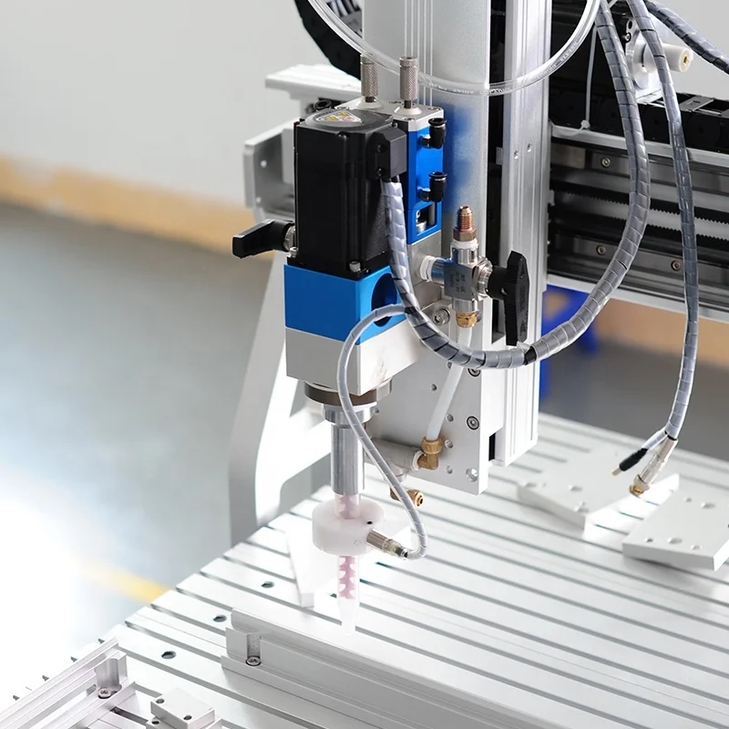 3 axis automatic Servo motor PCB PCBA ab two component silicone epoxy resin glue dispensing mixing potting filling machine
