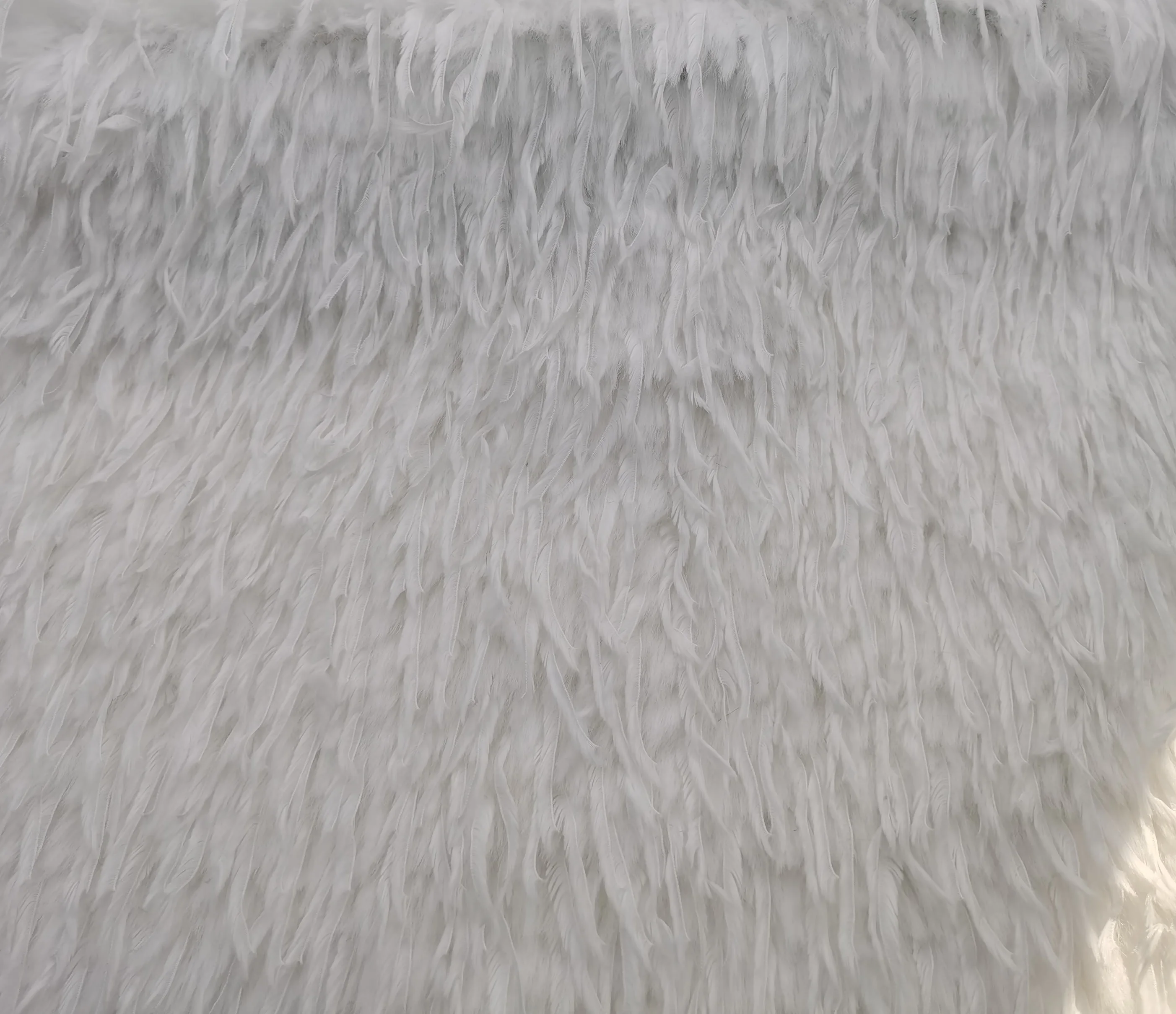 Beautiful Tuscany Mixed with Feather Faux Fur for Garment/ Car/ Home Textile