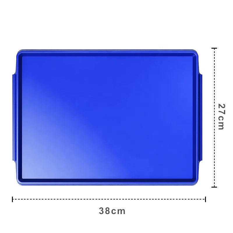 Factory Customized Inflight Restaurant ABS Plastic Anti Slip Tray Catering Atlas Food Serving Tray for Airline