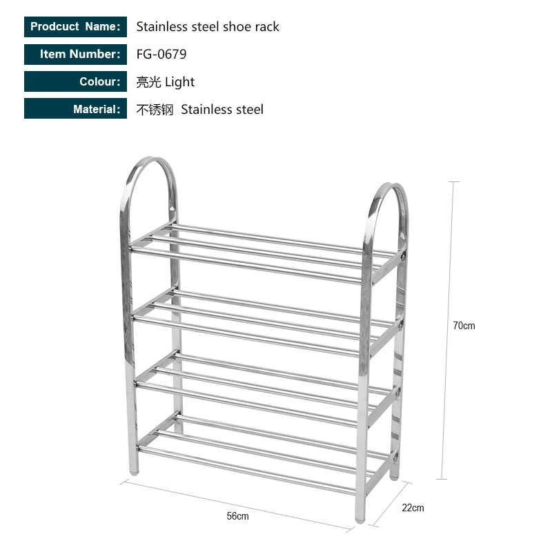 Heavy duty iron chromiun shoe display shelf rack stand