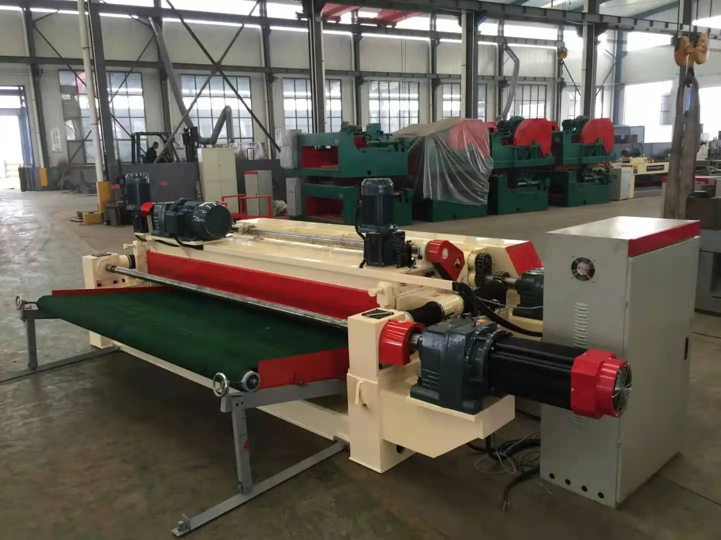 wood log  veneer peeling machine