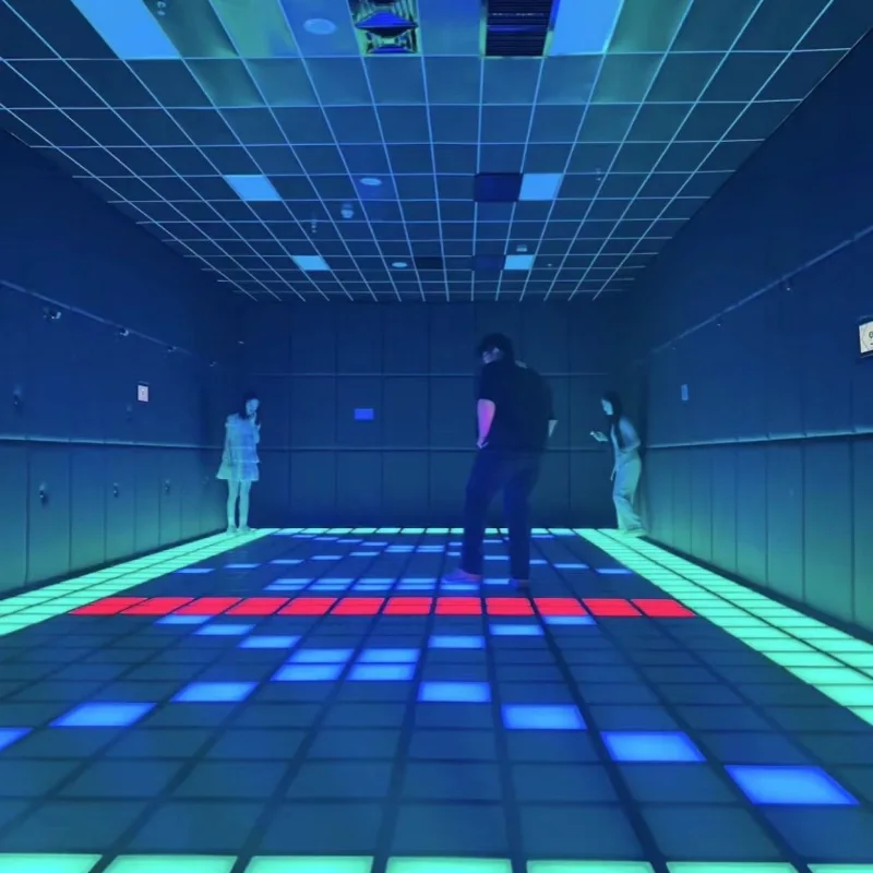 Factory Price 30cm Active Gaming Light Interactive Led Dance Floor For Kid Games