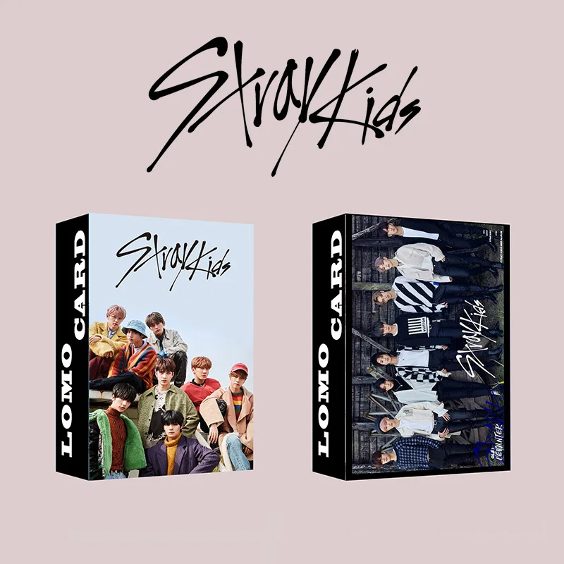 Kpop двойной EXO Seventeen Ateez Stray Kids Astro TXT NCT красные бархатные ломо-карты Подарочная карта