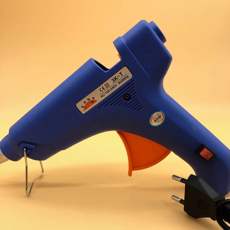 Wholesale Factory Sale Blue Typical Hot Melt 80W Glue gun