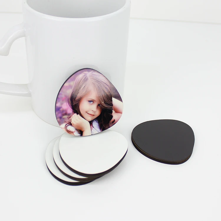 Wholesale customized shape wood DIY blank sublimation fridge magnet