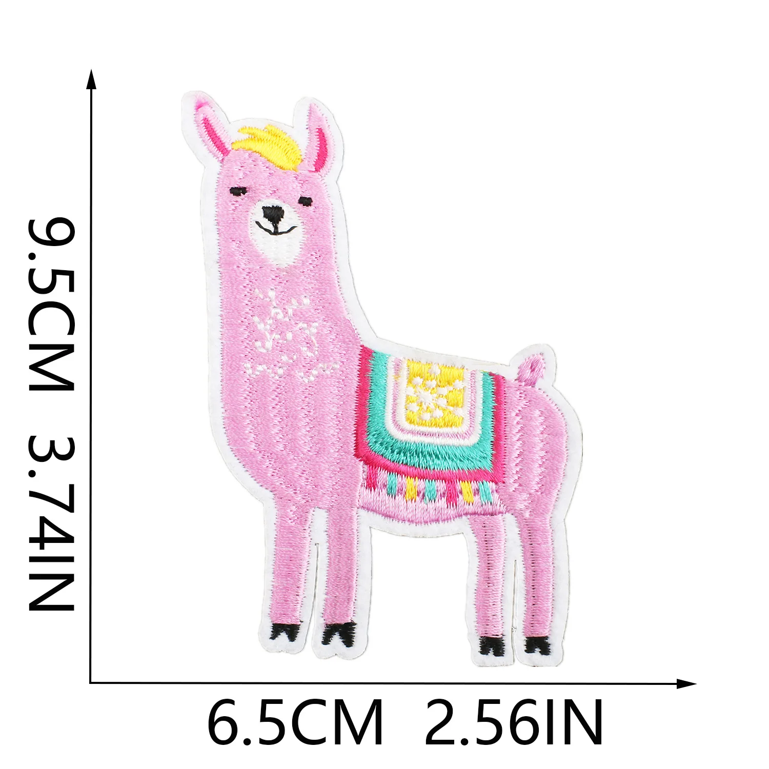 Hot Selling LIamas Alpaca Heat Transfer Embroidery Patch for Trucker Hat Custom Camel Logo Patches for Hat