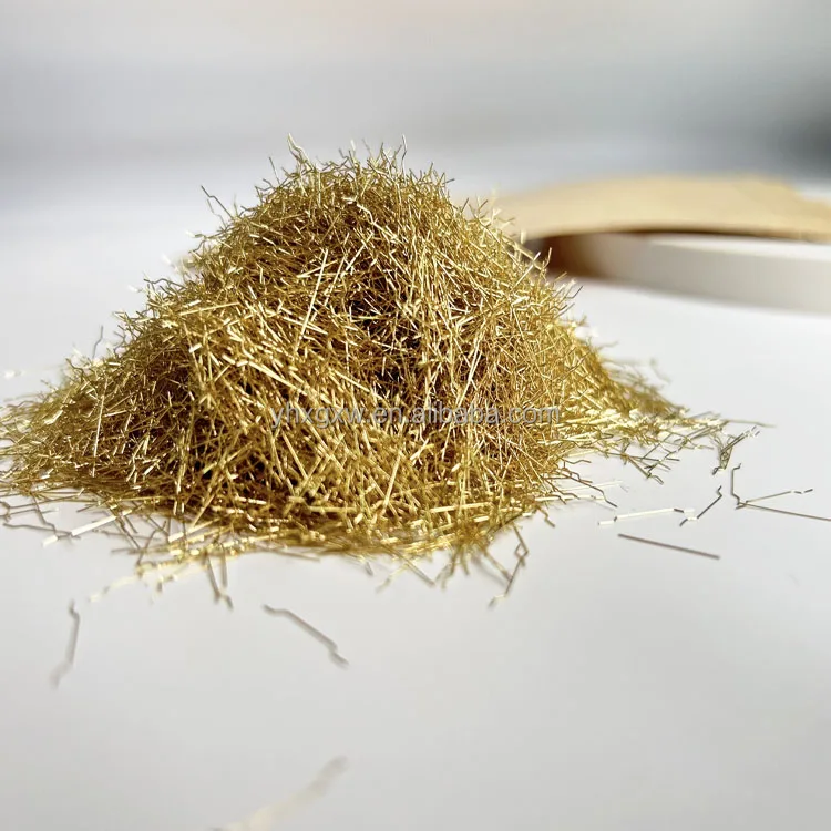 Micro Steel Fiber 0.22mm Diameter for Cement Building Material Additive Metal Building Materials