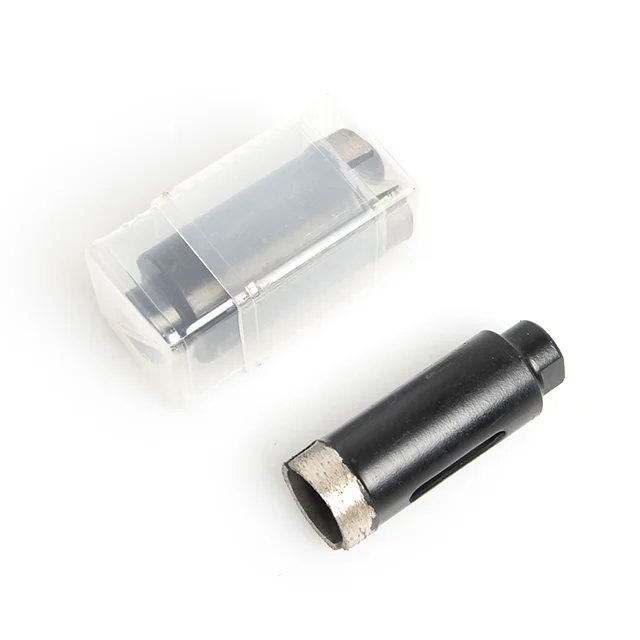 6-200mm Black M10 Shank Segment Sintered Marble Granite Hole Saw, Diamond Crown Core Drill Bit For Stone Porcelain Tile Dry Wall