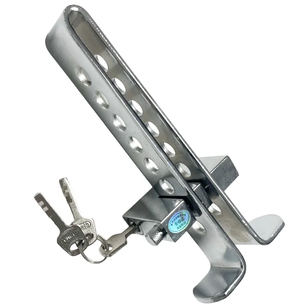 Anti-Theft security portable Steel car lock Auto wheel throttle vehicle brake pedal accelerator clutch lock with key