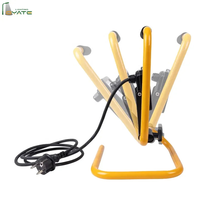 Projector lamp cob led work light led floodlight Outdoor  With Tripod Stand 100w 200w 300w 400w Portable Emergency Rechargeable