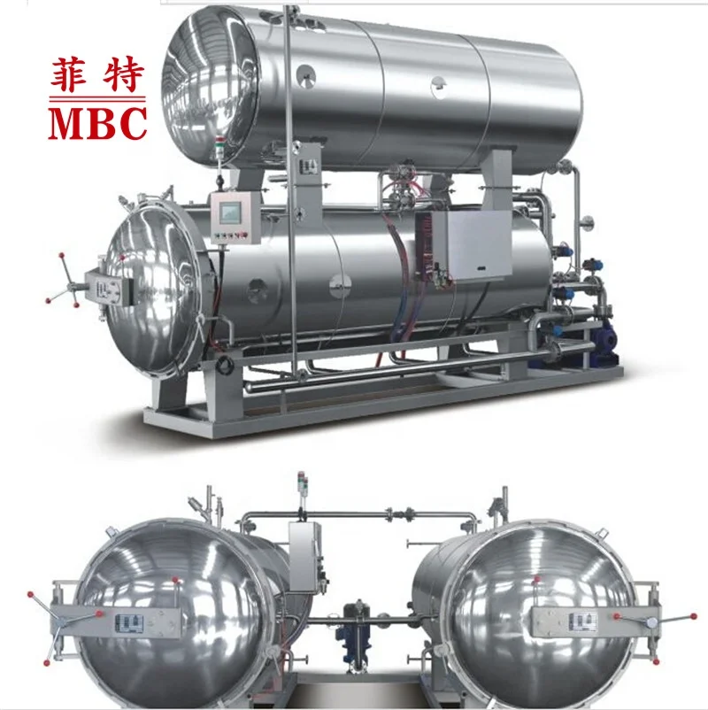 China Factory Price OEM/ODM Customized food autoclave food sterilizer machine vegetable canning retort machine For Juice /Dairy