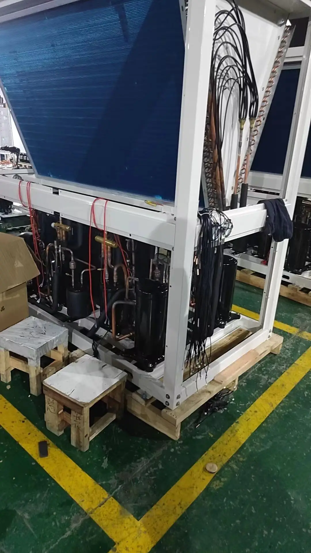 High Qualiglasst Selling Commercial Air Source Heat Pump High Temperature Heat Pump Monoblock Street Electric Swimming Pool R22