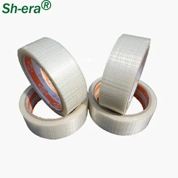 
self adhesive fiberglass filament tape in mesh for repairing and heavy duty bunding 