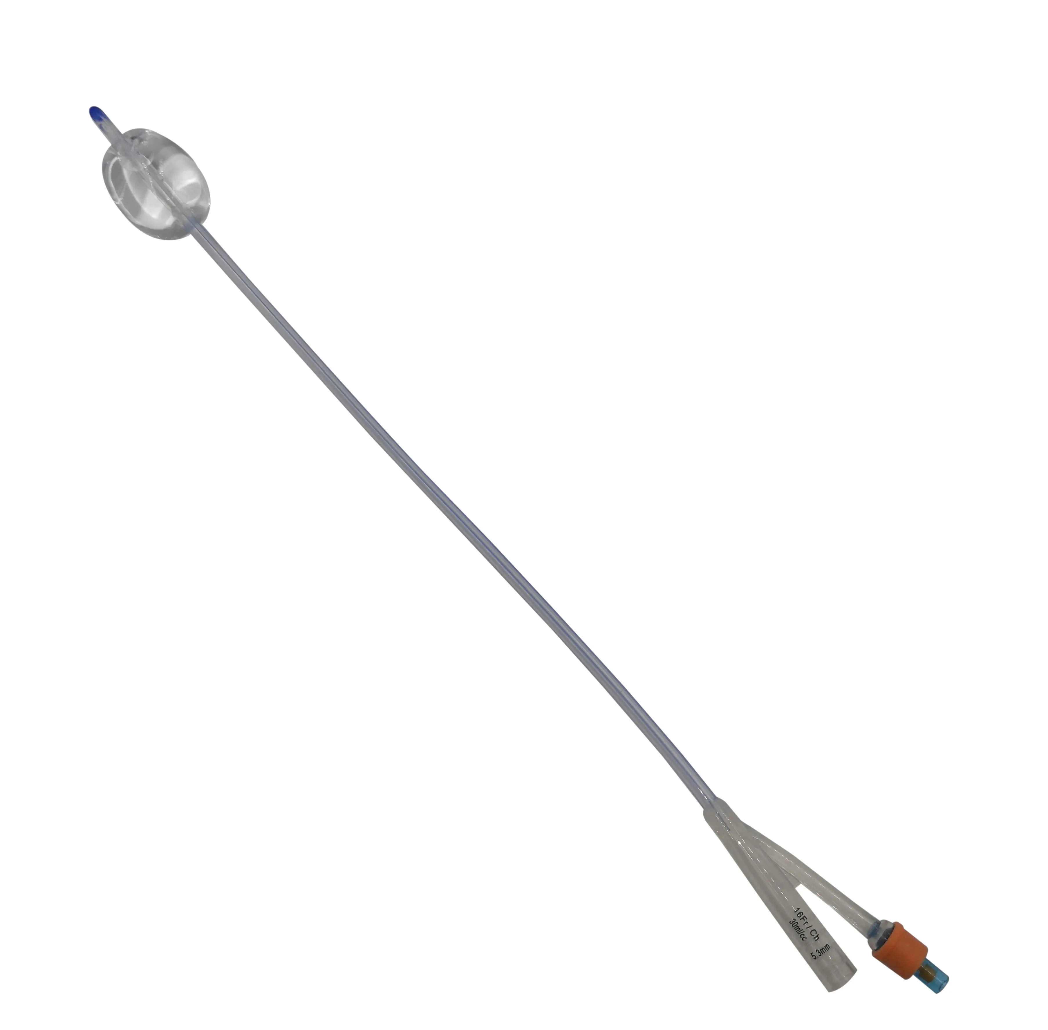 Silicone Folley Catheter with Balloon 3ml/5ml/10ml/30ml Hot Sales