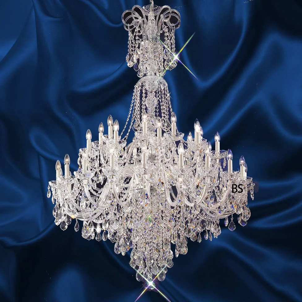 14 lights 80cm wide by 138cm high cristal crystal chandelier in stock for villa lobby hall hotel bedroom living room ballroom