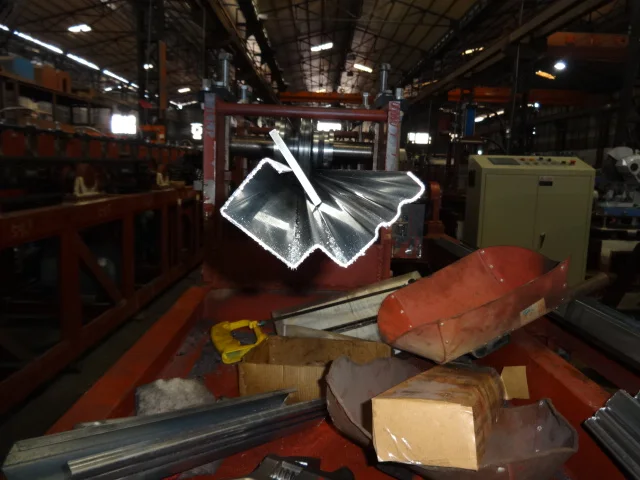 Automatic PLC Commercial Doors Industrial Doors fireproofing customized  door frame forming machine