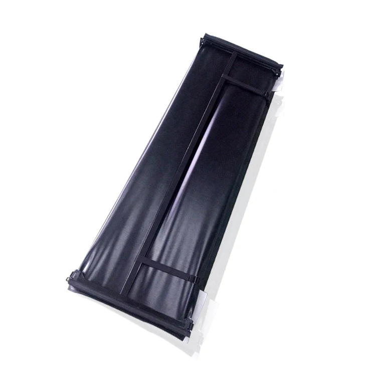 Durable Synthetic Leather Tri-Fold Soft Tonneau Cover for Toyota Hilux
