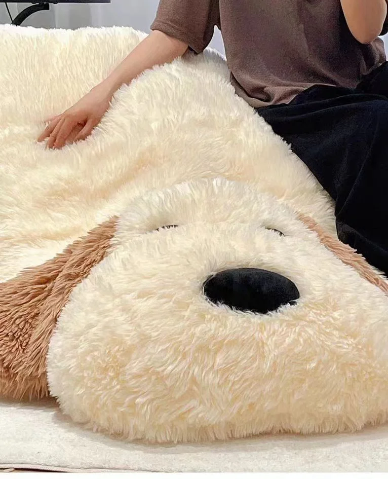 Super Soft Breathable Recycled Fabric Plush Animal Puppy Cushion Sofa Seat for Living Rooms