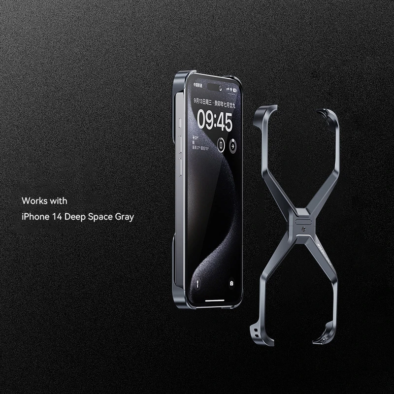 Focuses Wholesale Light Weight Metal Mobile Phone Cover For iPhone 15 Pro Max Luxury Aluminum Cell Phone Case