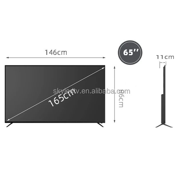 VSTI бренд 65 дюймов Smart led TV android 4K LCD полноэкранный домашний кинотеатр WIFI UHD T2