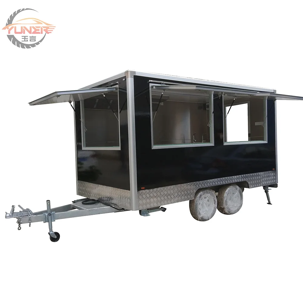 
Hot Sale High Quality Multifunctional FRP Square Food Truck Pizza Oven for Coffee 