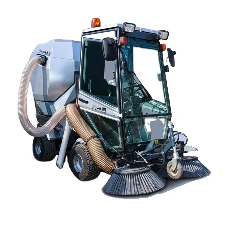 
CLEANVAC Multifuction Diesel Road Sweeper Big Vacuum Street Sweeper 