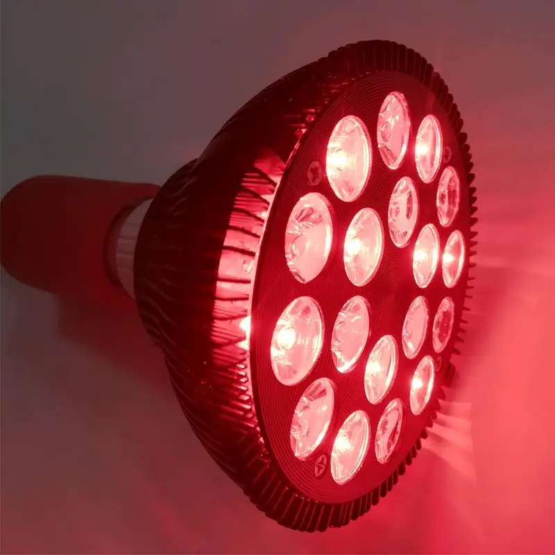 Bulb Phototherapy 660nm 850nm Collagen Hair Growth Device Infrared Lamp Wrinkle Rejuvenation Led Red Light Therapy