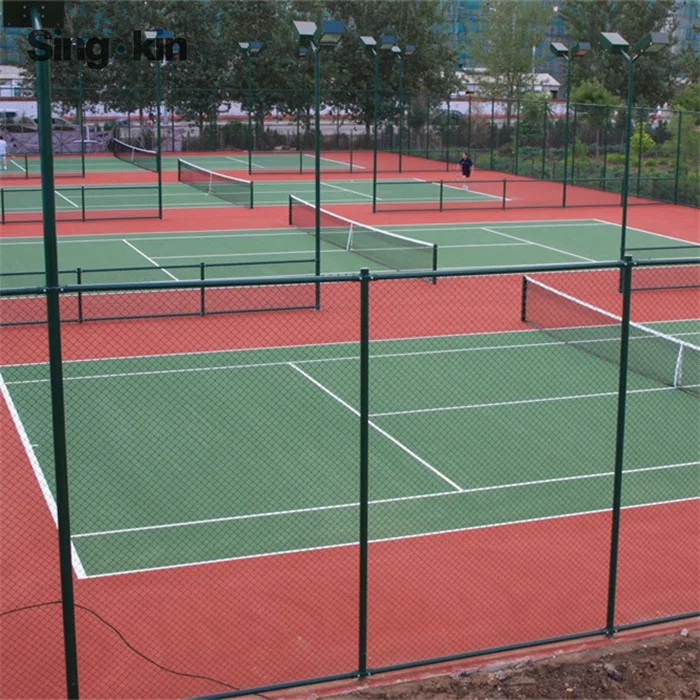 Soccer Filed Stadium Net Hot-selling Black Green PVC Coated Chain Link Fence