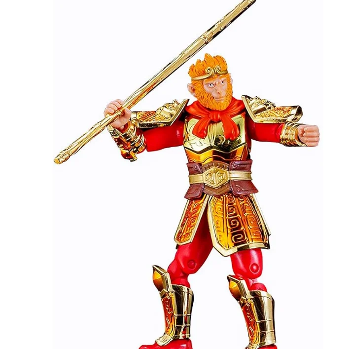 Hot Selling Custom Action Figure OEM PVC Resin Figures Handsome Monkey King Statue